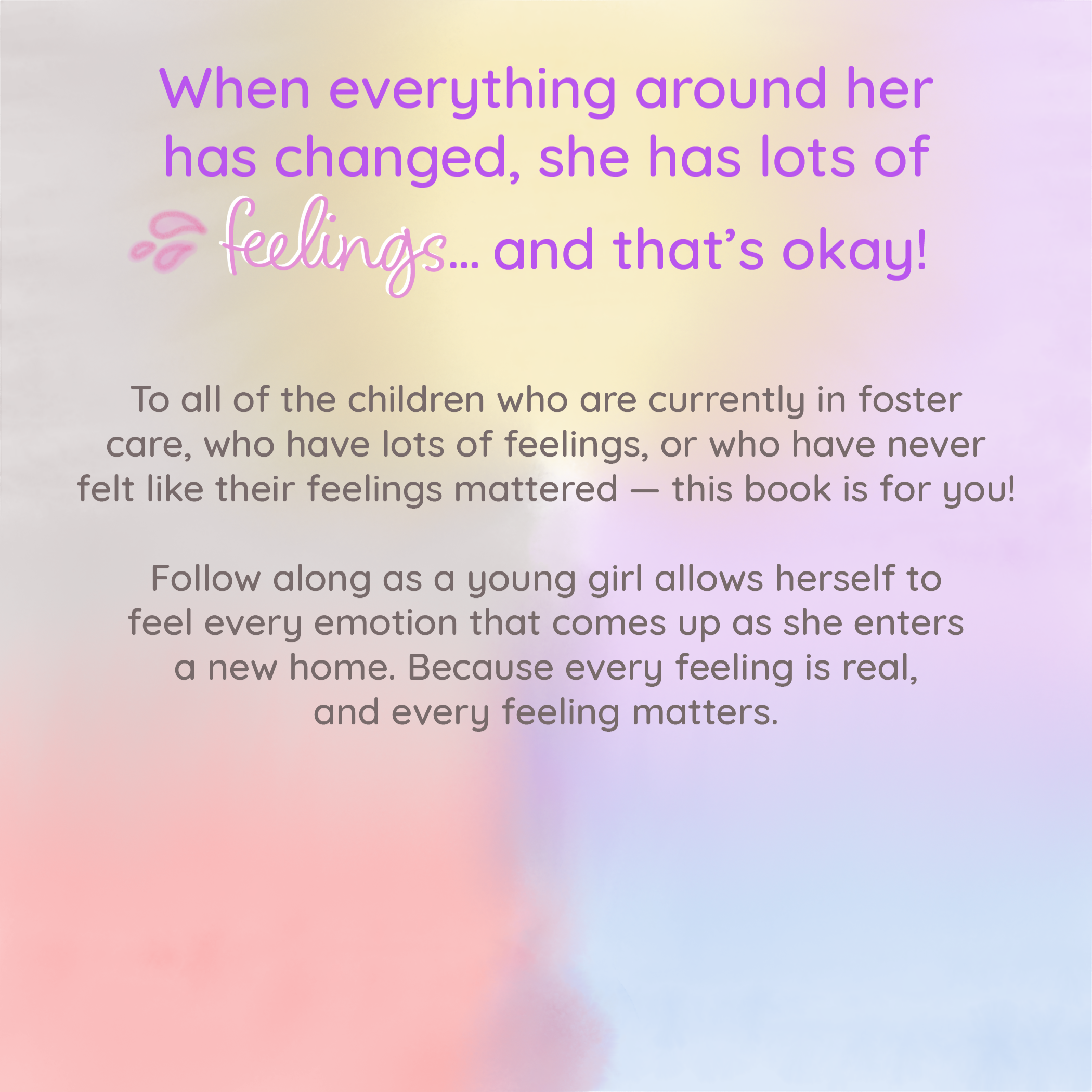 All My Feelings Came With Me